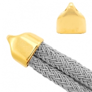 Terminali di metallo DQ (&Oslash;20x10mm) oro (privo di nichel)