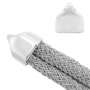 Terminali di metallo DQ argento antico (privo di nichel)