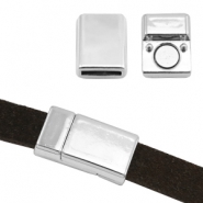 Chiusure magnetiche metallo qualità base Ø10x2.1 mm argento antico