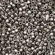 Perline Miyuki Delica 11/0 Plated nickel grey DB-21