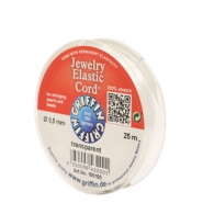 Griffin filo elastico per bigiotteria elasticit&agrave; magica (200%) &Oslash;0.5mm trasparente