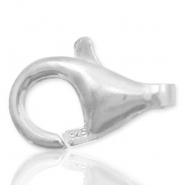 Componenti in argento 925 chiusura moschettone 9mm argento