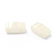 Perline Miyuki Tila met&agrave; 5x2,3 mm Ceylon antique ivory pearl HTL-592