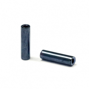 Perline Miyuki Bugle 6 mm Metallic gunmetal BGL2-451