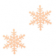 Pendenti in stile boh&eacute;mien fiocco di neve oro rosa