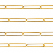 Componenti in acciaio inossidabile catena grumetta oro