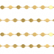 Componenti in acciaio inossidabile catena a rol&ograve; ovale piccole monete oro