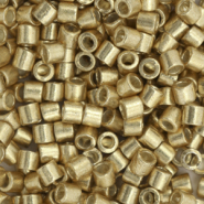 Perline Miyuki Delica 8/0 Duracoat galvanized champagne DBL-1834