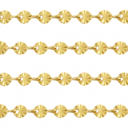 Componenti in acciaio inossidabile catena a rolò tonda oro