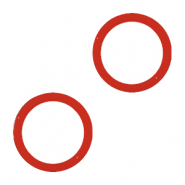 Anello elastico rosso