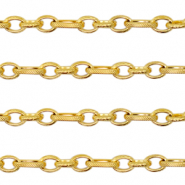 Componenti in acciaio inossidabile catena a rolò ovale anchor cable links oro