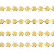 Componenti in acciaio inossidabile catena a rolò piccole monete oro