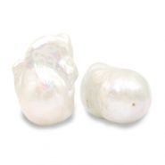 BQ Perle di acqua dolce irregolare goccia bianco naturale