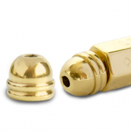 Message beads C.U.S&reg; per bigiotteria teminal oro (privo di nichel)