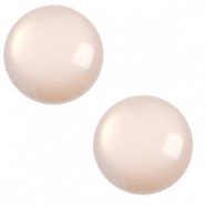 Cabochon Polaris Elements 12 mm classico Lucido crema pesca chiara