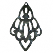 Pendenti in resina barocco diamante nero