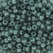 Rocailles Miyuki 8/0 Ceylon translucent eucalyptus blue 8-2376