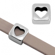 Perline di metallo DQ color argento antico Passanti di metallo DQ color argento antico