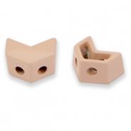 Perline Tile freccia rosa polvere