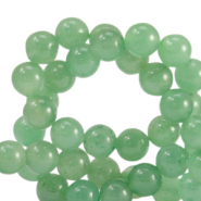 Perline in pietra naturale Quarzo Avventurina 8mm verde kelly