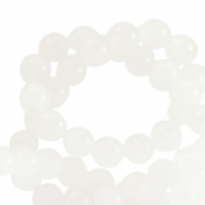 Perline in pietra naturale Quarzo 8mm bianco