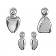 Ciondoli di metallo DQ famiglia argento antico (privo di nichel)