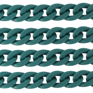 Catena in acrilico 22mm opaca blu petrolio