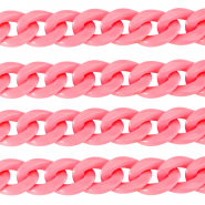 Catena in acrilico 22mm lucida rosa hot