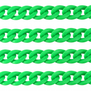 Catena in acrilico 18mm lucida verde neon