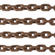 Catena in acrilico 15mm opaca marrone savana