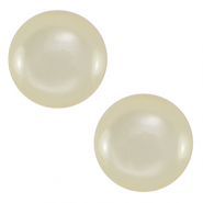 Cabochon Polaris Elements 12 mm classico Lucido bianco prosecco
