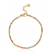 Bracciali in acciaio inossidabile oro-multicolore