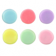 Perline con look acrilico multicolore pastello