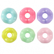 Perline con look acrilico onda multicolore pastello