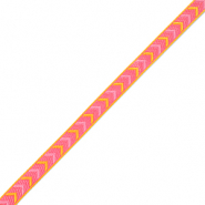 Nastro con testo freccia rosa-giallo