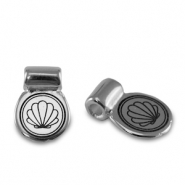 Passanti di metallo DQ conchiglia argento antico (privo di nichel)