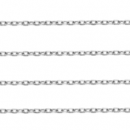 Componenti in acciaio inossidabile catena a rolò anchor argento