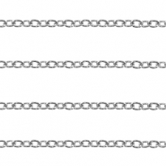 Componenti in acciaio inossidabile catena a rolò anchor argento