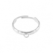 Anelli in acciaio inossidabile con anellino argento