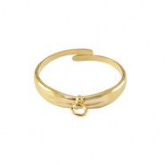 Anelli in acciaio inossidabile con anellino oro