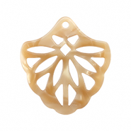 Pendenti in resina marrone sabbia