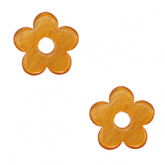 Pendenti Polaris Lucido fiore arancio carota