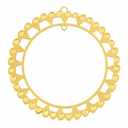 Ciondoli in acciaio inossidabile boh&eacute;mien 48mm oro