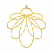 Ciondoli in acciaio inossidabile boh&eacute;mien fiore oro