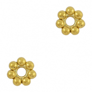 Perline in acciaio inossidabile anello separatore Bali 6mm oro