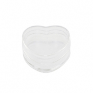 Vassoi per gioielli cuore trasparente
