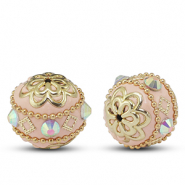 Perline in stile boh&eacute;mien oro rosa