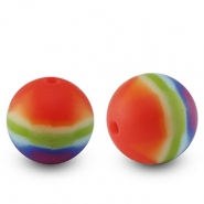 Perline di silicone 15mm multicolore