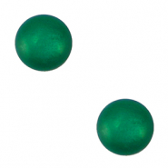 Cabochon Polaris 4mm soft SS16 "Pietra di nascita" shiny Maggio verde scuro
