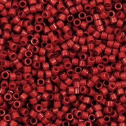 Perline Miyuki Delica 11/0 Duracoat opaque dyed garnet red DB-2354